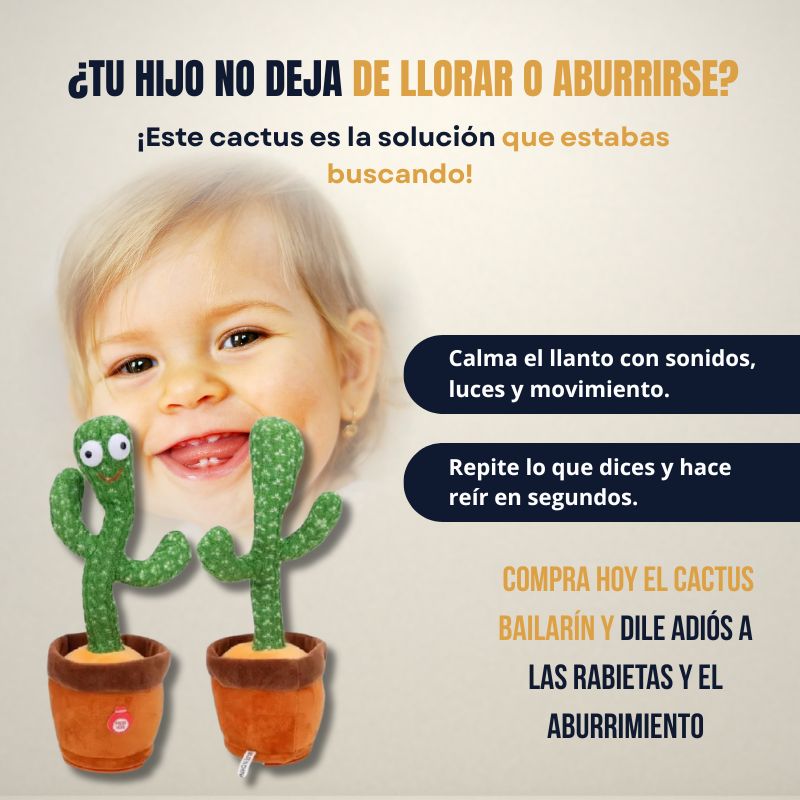 Juguete Cactus Bailarín