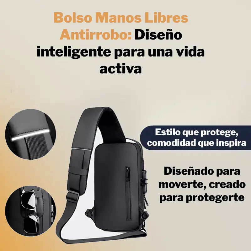 Bolso Manos Libres Antirrobo