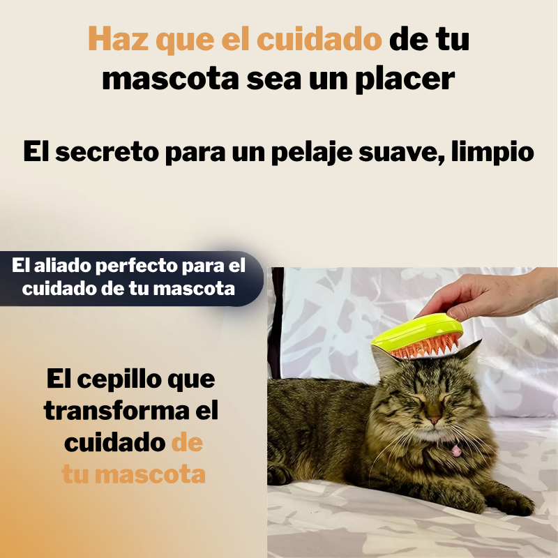 Cepillo 3 en 1 para Mascotas