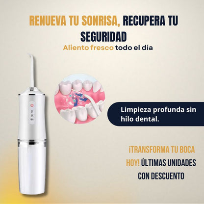 Irrigador oral limpiador de dientes