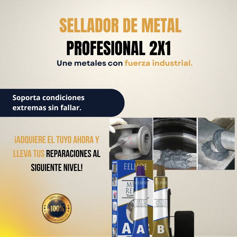 Sellador de Metal Profesional 2x1