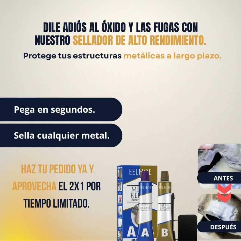 Sellador de Metal Profesional 2x1