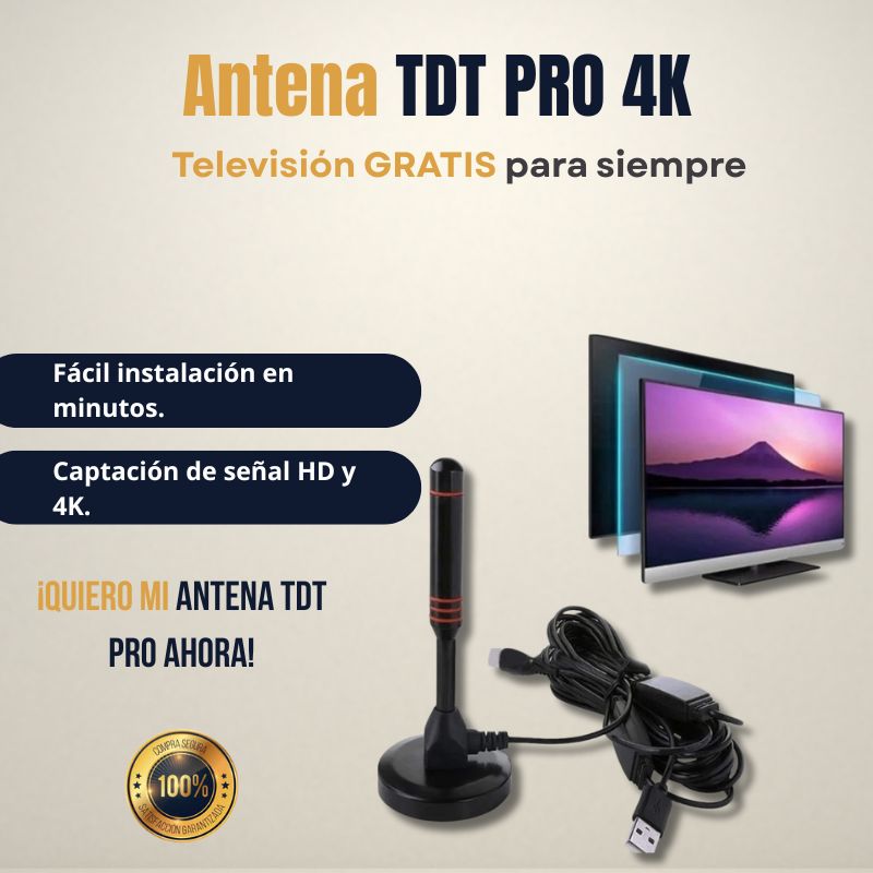 Antena TDT 4K Full HD