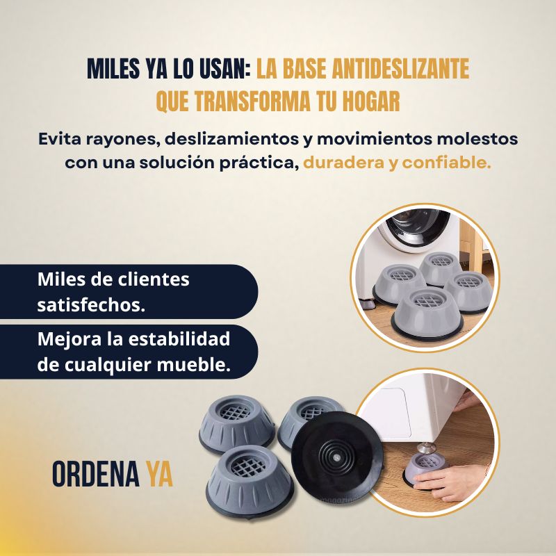 Base Antideslizante para Muebles