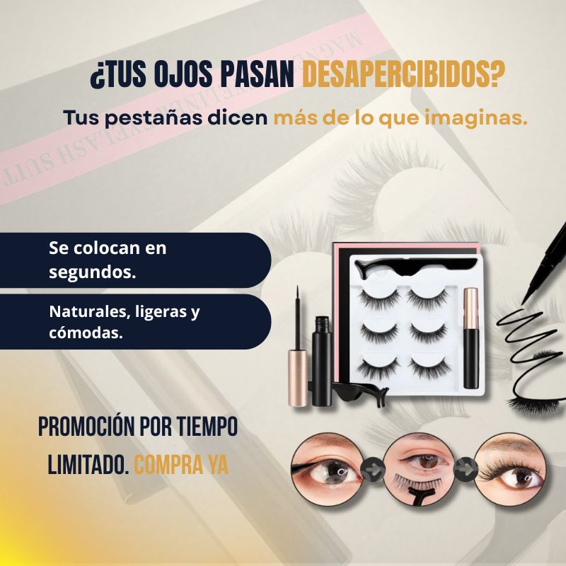 Kit de Pestañas Magnéticas