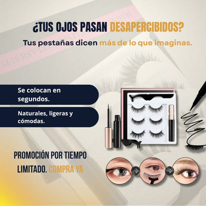 Kit de Pestañas Magnéticas