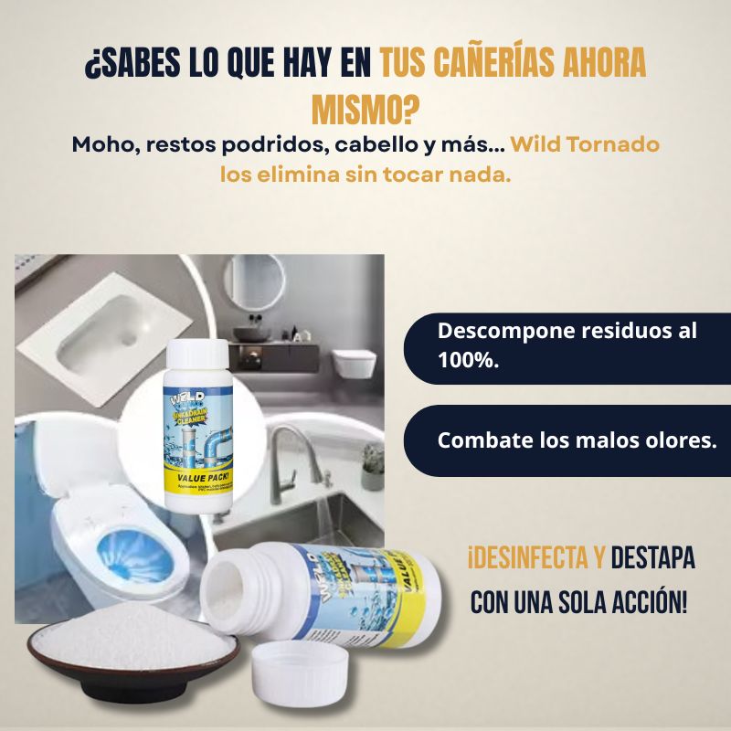 Destapa Cañerias Wild Tornado