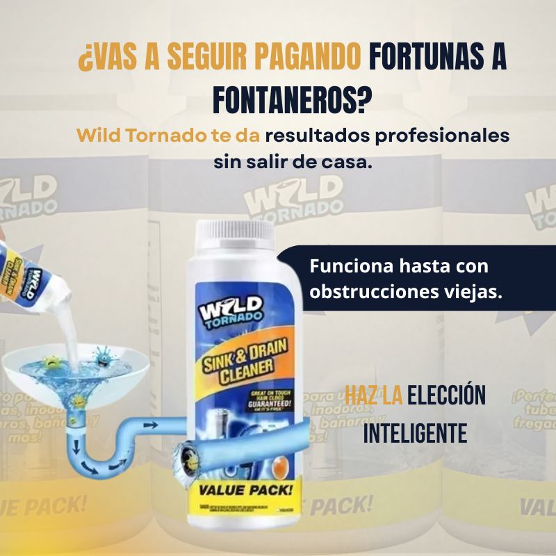 Destapa Cañerias Wild Tornado