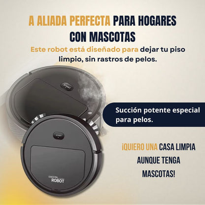 Aspiradora Robot 3 en 1