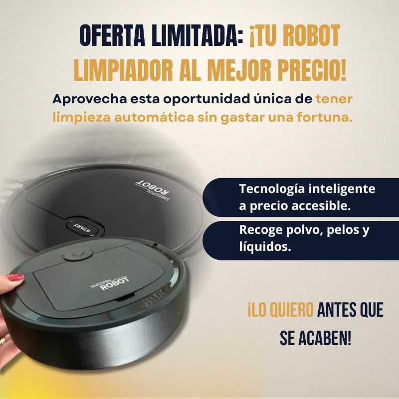 Aspiradora Robot 3 en 1