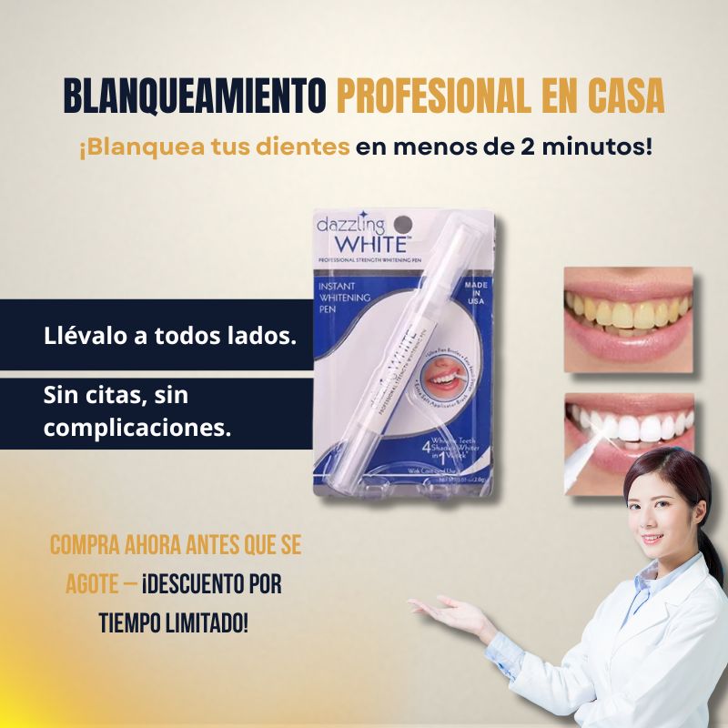 Blanqueador Dental Dazzling White