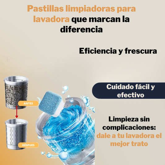 Pastillas Limpiadoras para Lavadora