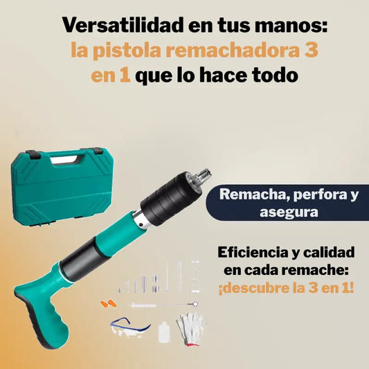 Pistola Remachadora 3 en 1