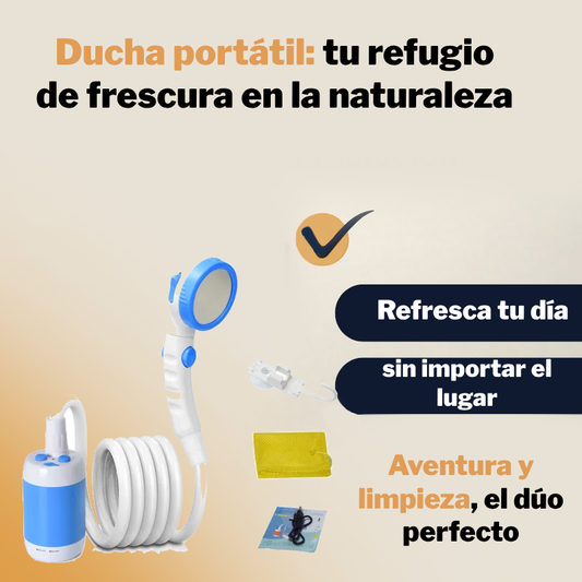 Ducha portatil para exteriores