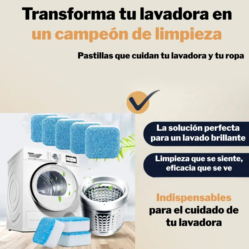 Pastillas Limpiadoras para Lavadora