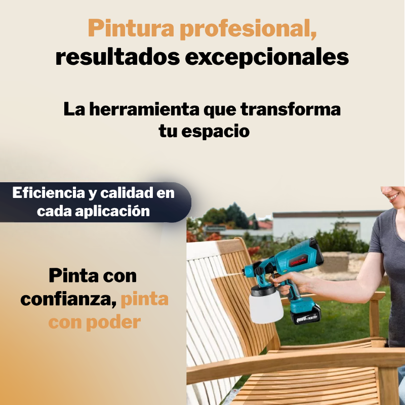 Compresor de Pintura Profesional de 2 Baterías