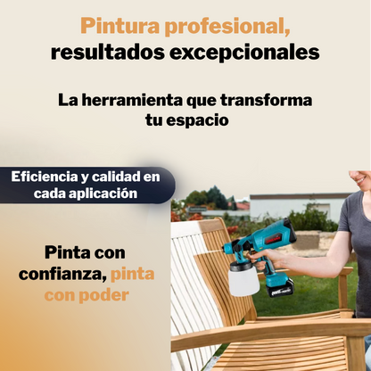 Compresor de Pintura Profesional de 2 Baterías
