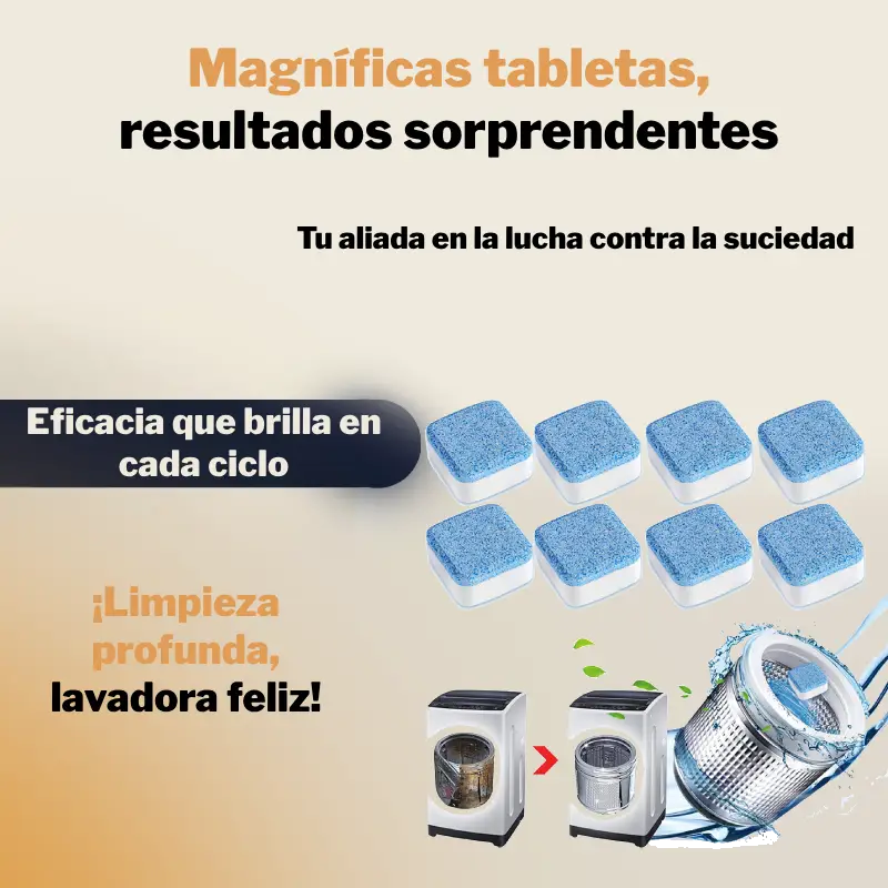 Pastillas Limpiadoras para Lavadora