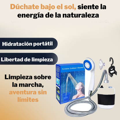 Ducha portatil para exteriores