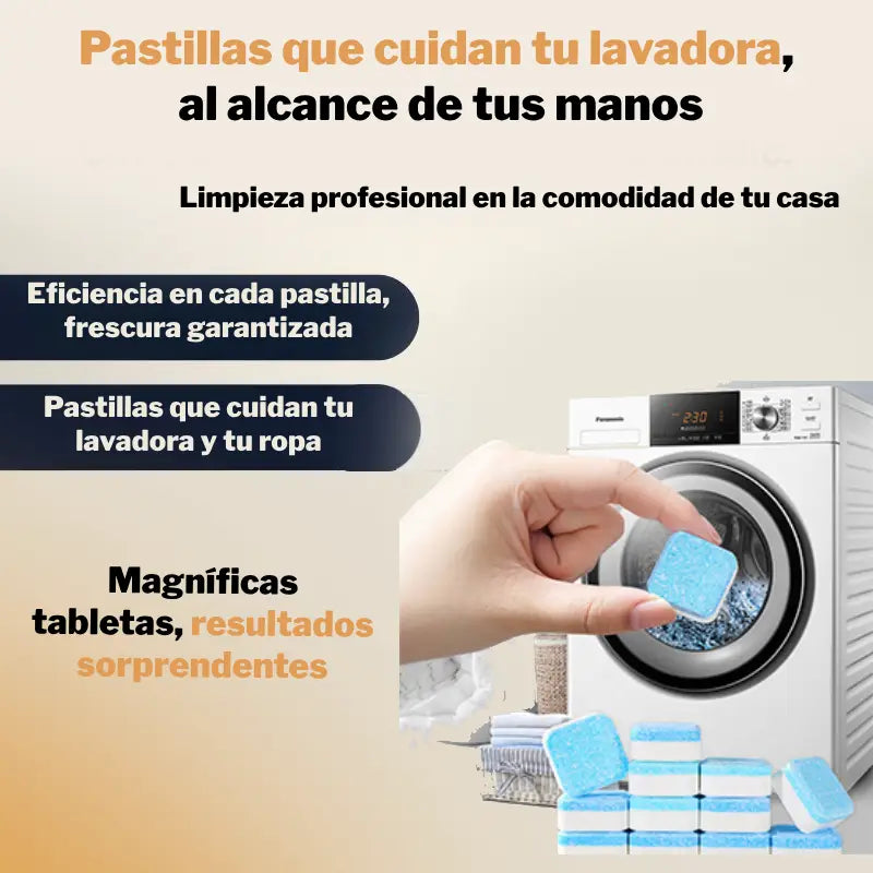 Pastillas Limpiadoras para Lavadora